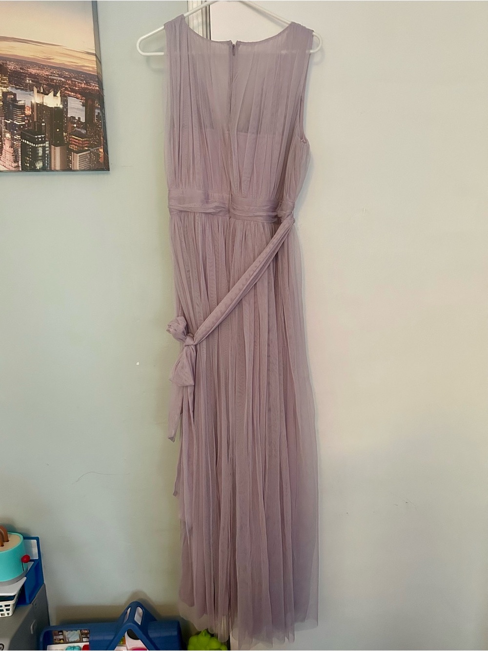 ❤️❤️ NWT ASOS Purple Lavender Maternity Dress Size 12 - Picture 3 of 6